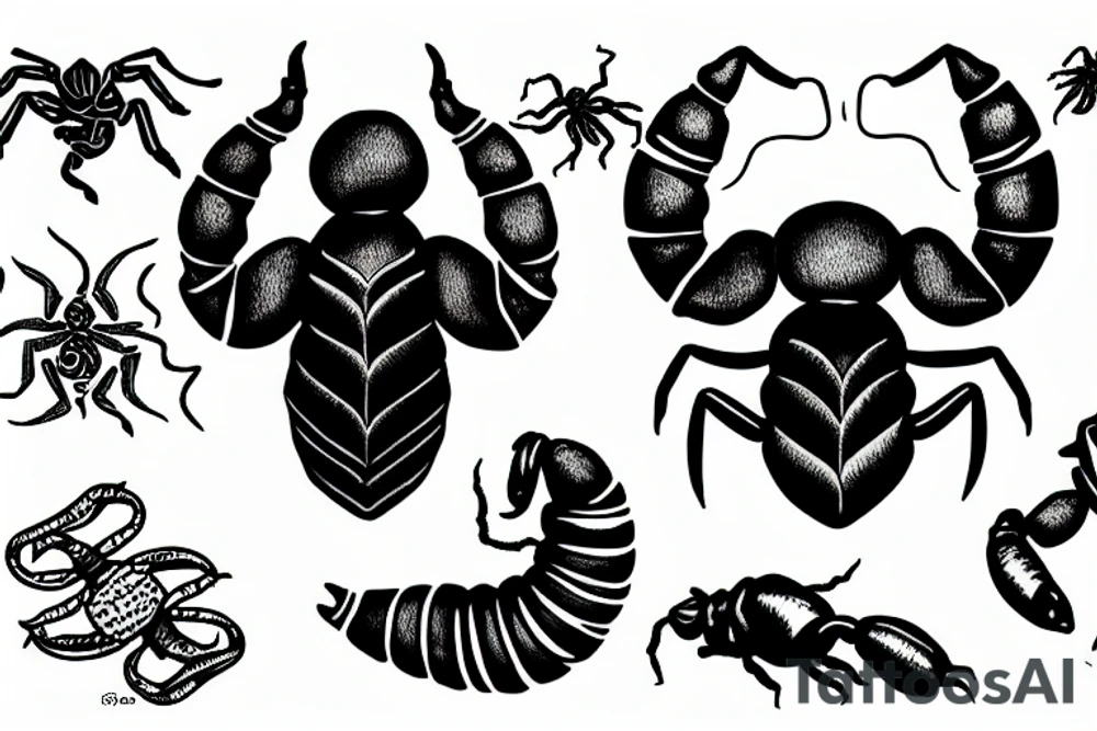 scorpion tattoo idea