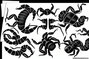 scorpion tattoo idea