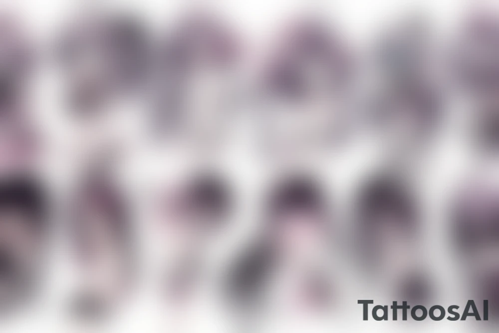 Anime girl tattoo idea