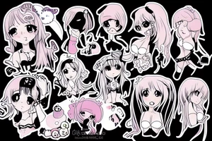 Anime girl tattoo idea
