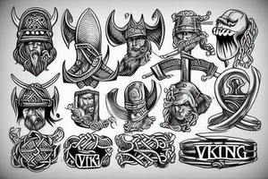 Viking theme, runs tattoo idea