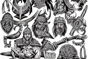 Viking theme, runs tattoo idea
