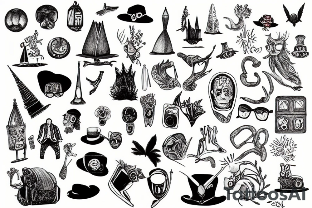 gay travel tattoo idea
