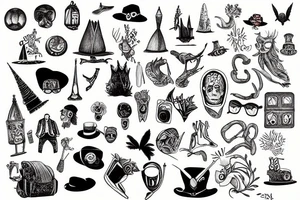 gay travel tattoo idea