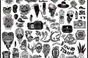 gay travel tattoo idea