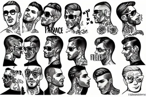 gay romance tattoo idea