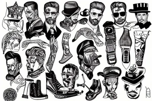 gay travel tattoo idea