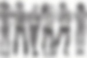 group of gay men, some in drag, wearing women's high heel shoes on a big deck by the ocean tattoo idea