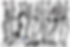 group of gay men, some in drag, wearing women's high heel shoes on a big deck by the ocean tattoo idea