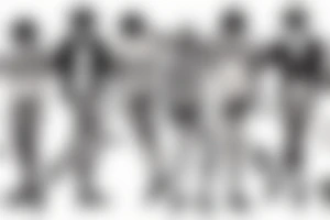 group of gay men wearing women's high heel shoes near a swimming pool tattoo idea