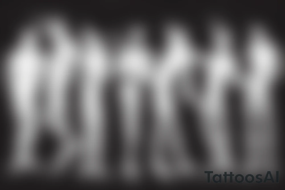 group of gay men wearing women's high heel shoes near a swimming pool tattoo idea