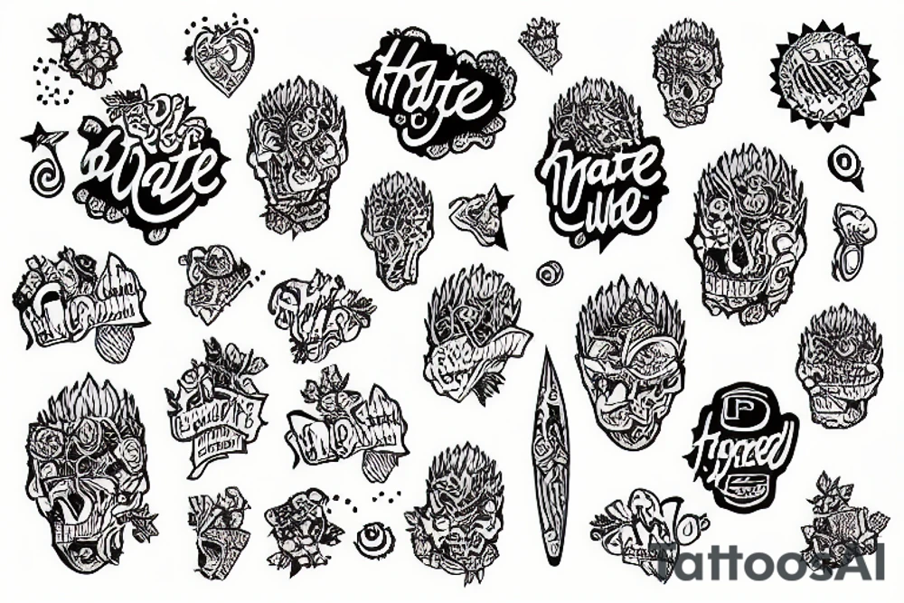 hate you cornflakes tattoo idea