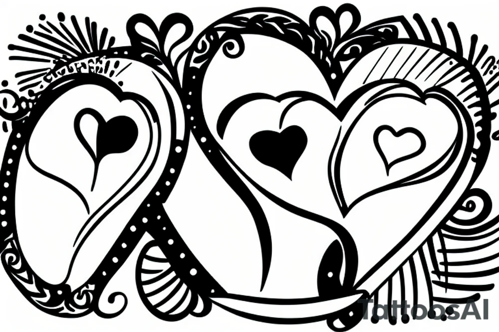 gay couple in love on vacation tattoo idea