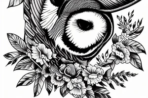 Barn owl tattoo idea