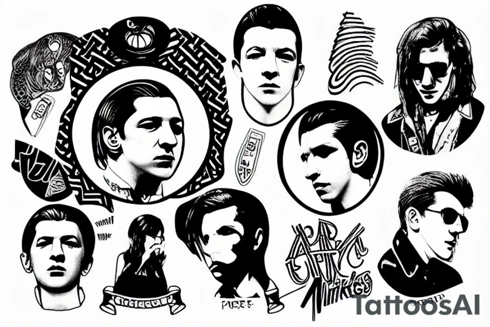 arctic monkeys tattoo idea