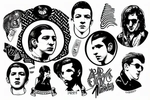 arctic monkeys tattoo idea