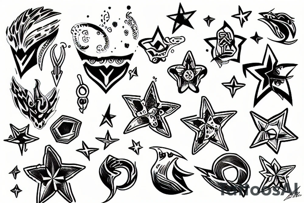 Nova star tattoo idea