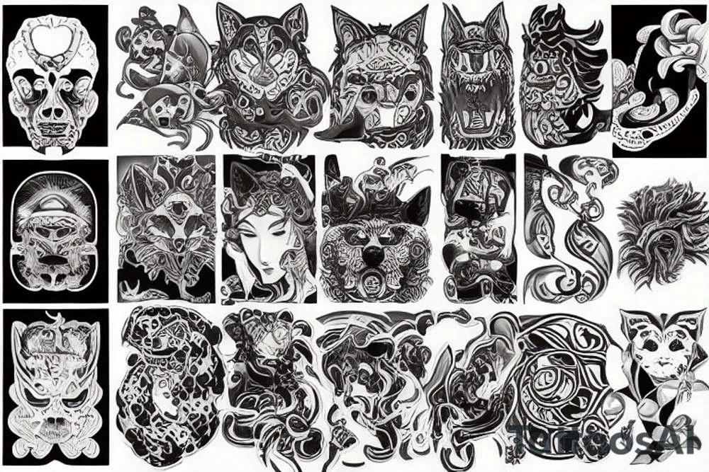 Leo the designer tattoo idea