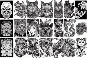 Leo the designer tattoo idea