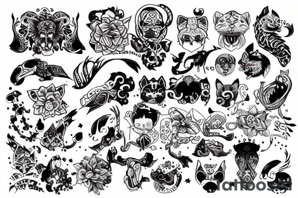 Leo the designer tattoo idea