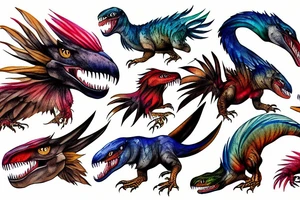 utahraptor tattoo idea