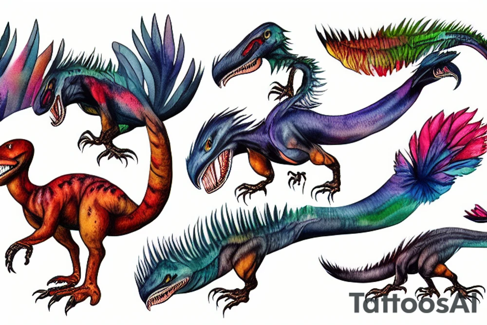 utahraptor tattoo idea