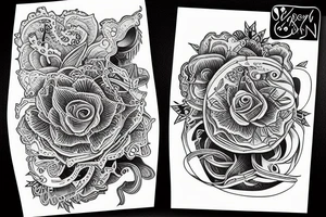 an open book tattoo idea