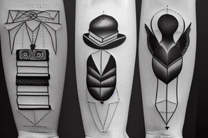 an open book tattoo idea