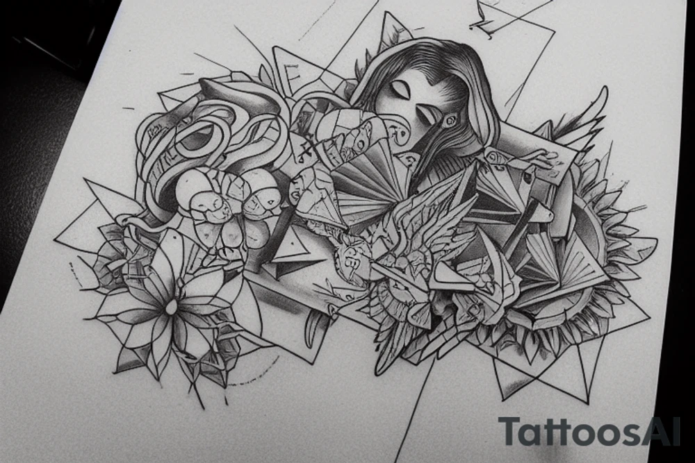 an open book tattoo idea