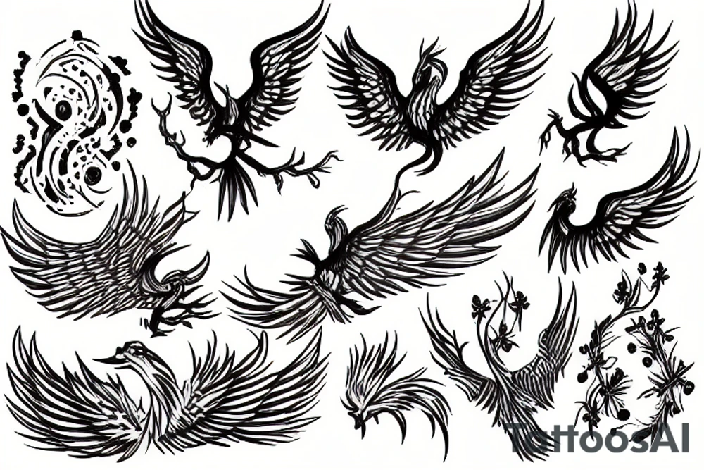 phoenix tattoo idea