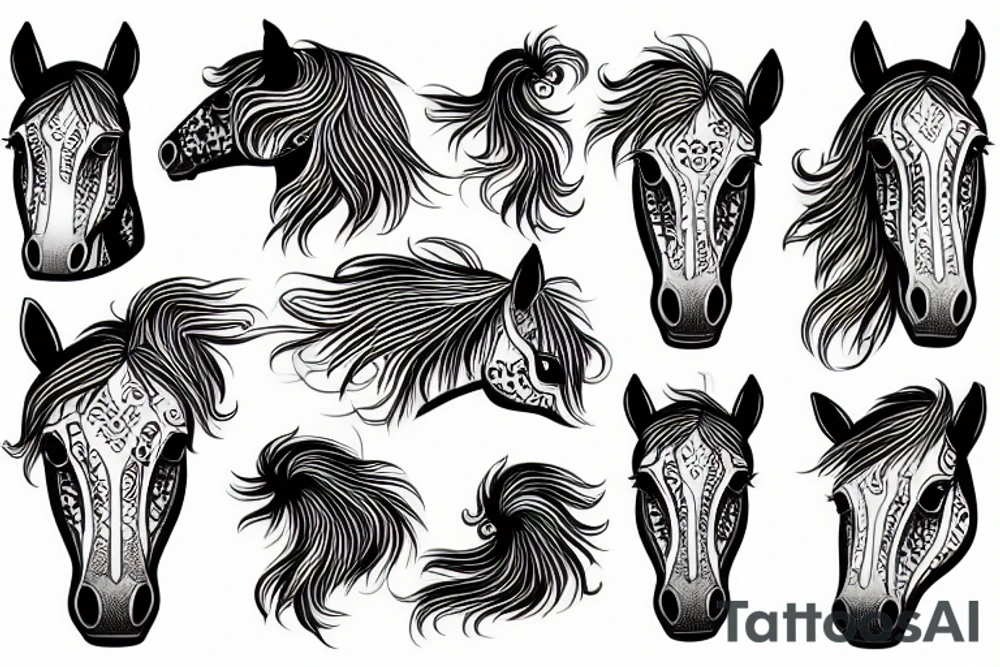 horse tattoo idea