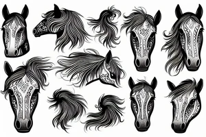 horse tattoo idea