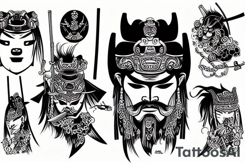 Samurai tattoo idea