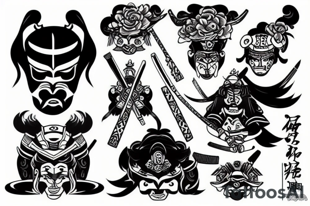 Samurai tattoo idea