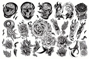 image of two in power of ten tattoo idea