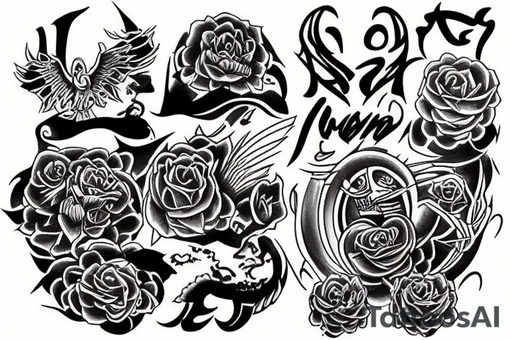 image of two in power of ten tattoo idea