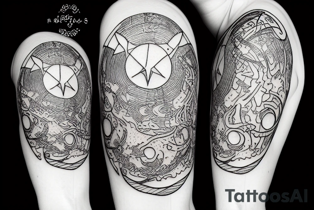 the aries constellation tattoo idea