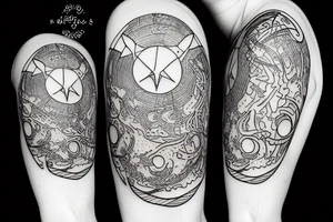 the aries constellation tattoo idea