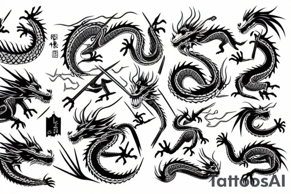 dragon tattoo idea