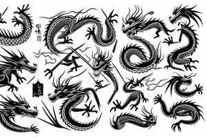 dragon tattoo idea