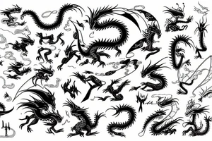 dragon tattoo idea