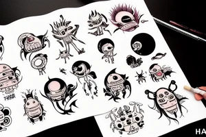 alien tattoo idea