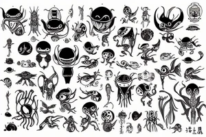 alien tattoo idea