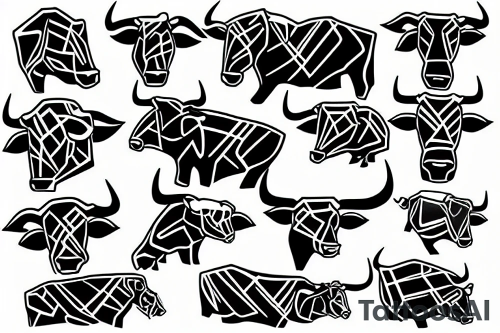 bull 13 tattoo idea