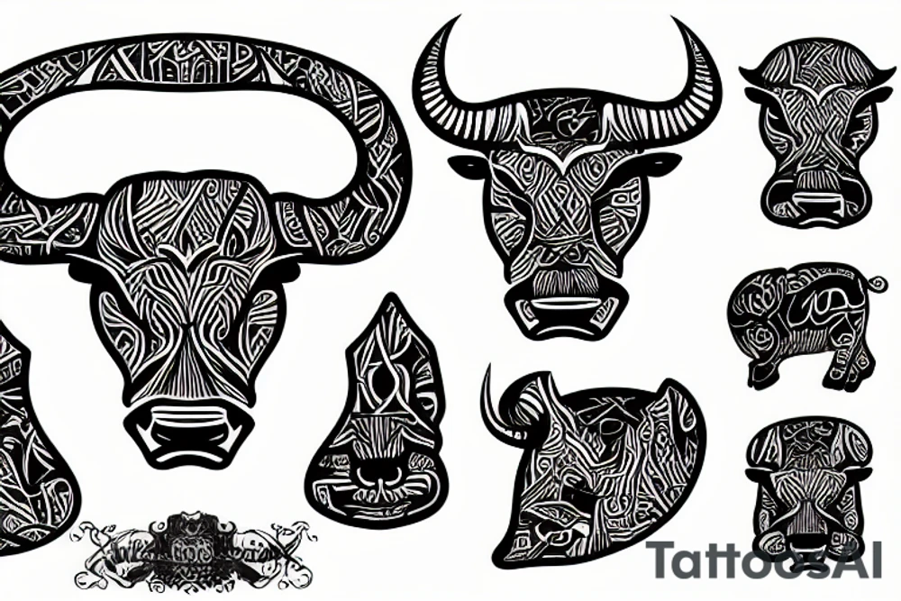 bull 13 tattoo idea