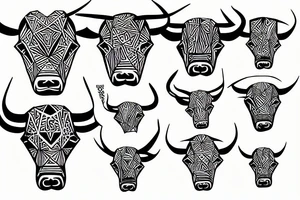 bull 13 tattoo idea