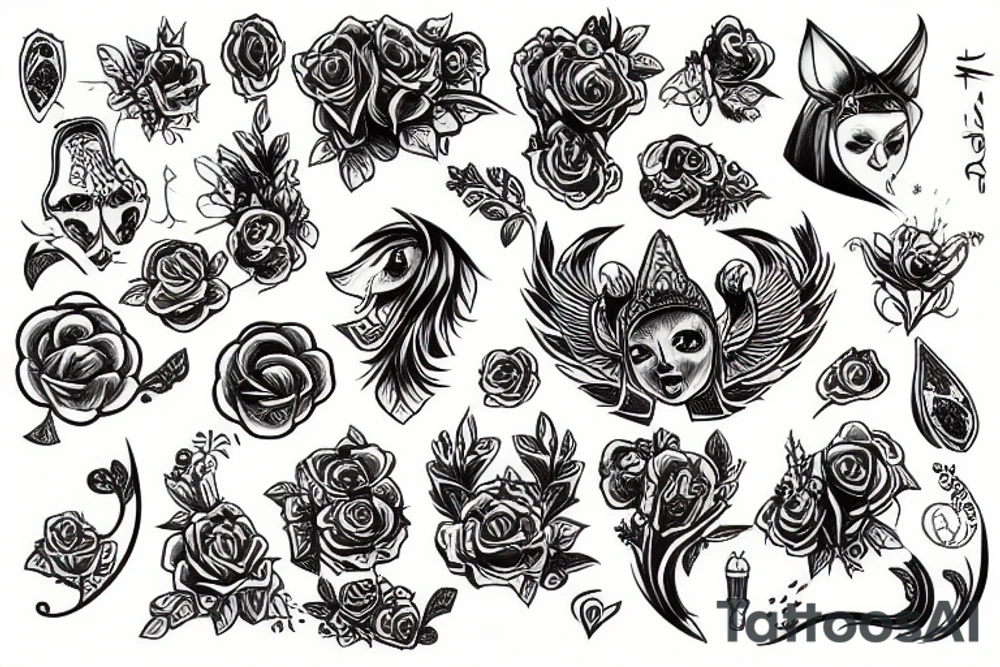 бабочка перо tattoo idea
