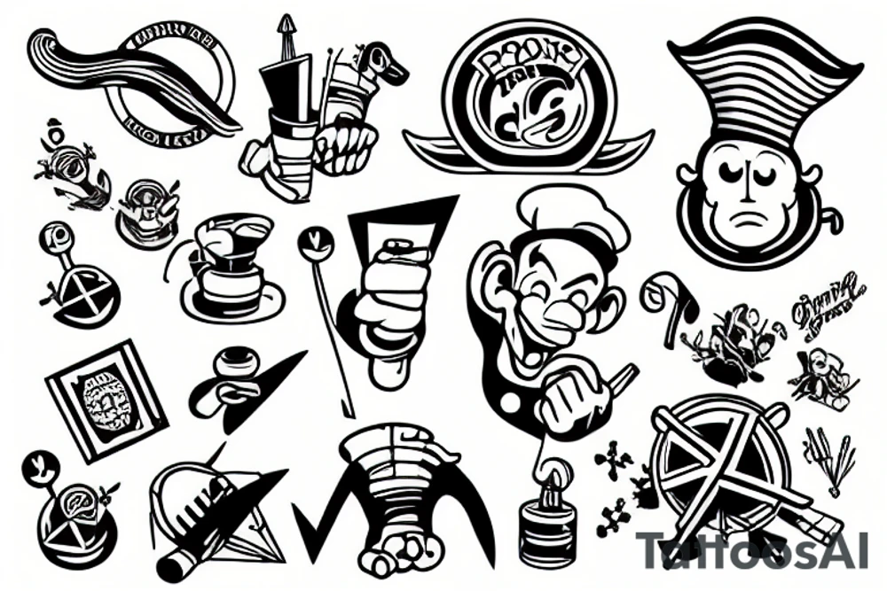 Popeye tattoo idea