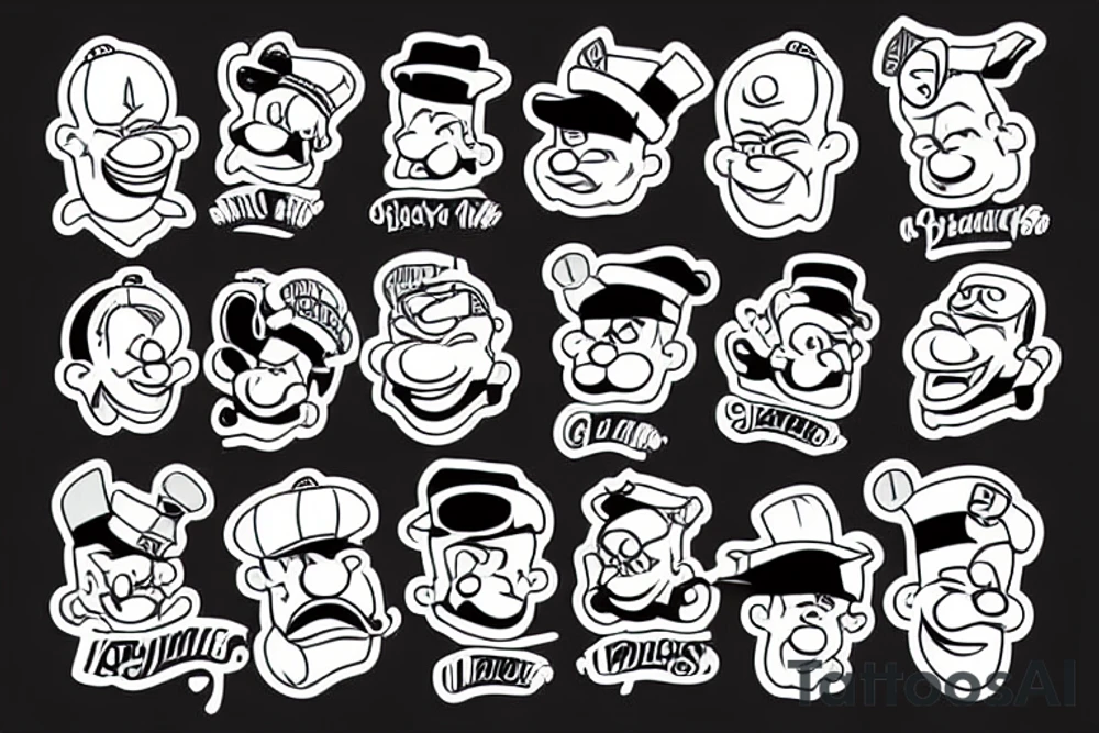 Popeye tattoo idea