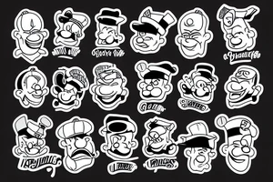 Popeye tattoo idea